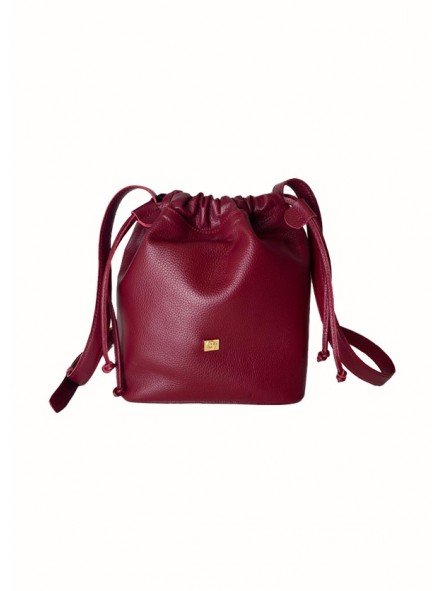 EMILY BUCKET BAG WINE - 2