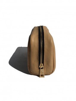 Gigi Beige Makeup Bag - 3