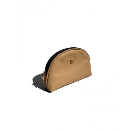 Bella Beige Makeup Bag - 1