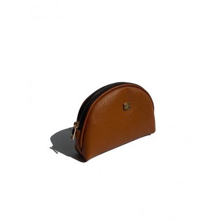 Bella Brown Makeup Bag - 1