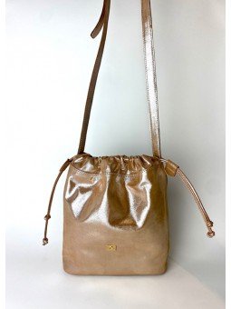 Emily Bucket Bag metalic